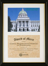 Capitol Steps Restoration Project Award presented by the International Concrete Repair Institute, September 2005