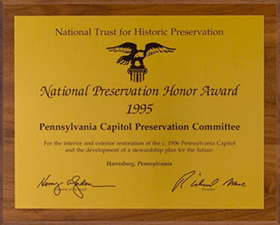 National Preservation Honor Award presented by the National Trust for Historic Preservation, 1995