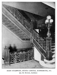 sweet's catalogue  page showing capitol  main stairway 