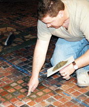 Moravian Tile Floor Maintenance