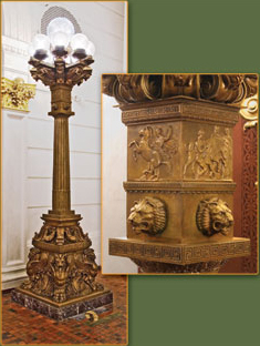 ROTUNDA LIGHT STANDARD AND DETAIL