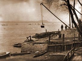 SUSQUEHANNA RIVERBANK IN THE EARLY TWENTIETH CENTURY