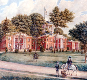 HILLS CAPITOL, WATERCOLOR, 1897